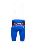 SANTINI κοντά παντελόνια με τιράντες - TEAM SLOVAKIA 2017 - λευκό/μπλε