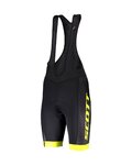 SCOTT κοντά παντελόνια με τιράντες - RC TEAM - μαύρο/κίτρινο