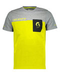 SCOTT κοντομάνικα μπλουζάκια - FACTORY TEAM - κίτρινο/γκρί/μαύρο