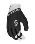 SCOTT γάντια με μακριά δάχτυλα - RC TEAM LF - λευκό/μαύρο