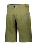 SCOTT κοντά παντελόνια χωρίς ιμάντες - TRAIL VERTIC - πράσινο