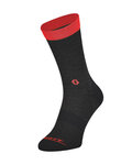 SCOTT κάλτσες κλασικές - TRAIL CREW - κόκκινο/γκρί