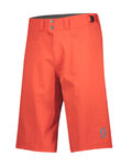 SCOTT κοντά παντελόνια χωρίς ιμάντες - TRAIL FLOW - κόκκινο