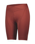 SCOTT κοντά παντελόνια χωρίς ιμάντες - ENDURANCE 40+ - κόκκινο