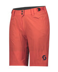 SCOTT κοντά παντελόνια χωρίς ιμάντες - TRAIL FLOW LADY - κόκκινο