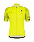 SCOTT κοντή φανέλα και κοντό παντελόνι - RC TEAM 10 SS - γκρί/κίτρινο/μαύρο