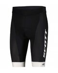 SCOTT κοντά παντελόνια χωρίς ιμάντες - RC TEAM ++ 2022 - μαύρο/λευκό