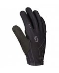 SCOTT γάντια με μακριά δάχτυλα - RC TEAM - γκρί/μαύρο