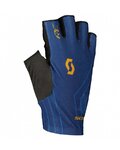 SCOTT γάντια με κοντά δάχτυλο - RC TEAM LF 2022 - μπλε/πορτοκαλί