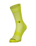 SCOTT κάλτσες κλασικές - PERFORMANCE CREW - κίτρινο/μαύρο