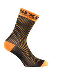 SIX2 κάλτσες κλασικές - COMP SHO - πορτοκαλί/μαύρο