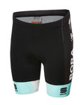 SPORTFUL κοντά παντελόνια χωρίς ιμάντες - BORA 2020 KIDS - μαύρο/πράσινο