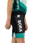 SPORTFUL κοντά παντελόνια χωρίς ιμάντες - BORA 2021 KIDS BOH - μαύρο/πράσινο
