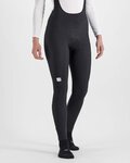 SPORTFUL μακριά παντελόνια με τιράντες - BODYFIT CLASSIC W - μαύρο
