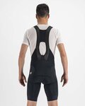 SPORTFUL κοντά παντελόνια με τιράντες - BODYFIT PRO LTD - μαύρο