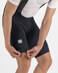 SPORTFUL κοντά παντελόνια με τιράντες - BODYFIT PRO LTD - μαύρο