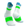 COMPRESSPORT κάλτσες κλασικές - PRO RACING SOCKS V4.0 RUN - λευκό/πράσινο