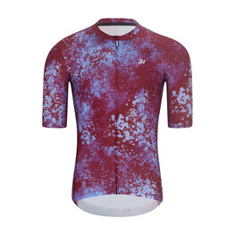 HOLOKOLO κοντή φανέλα και κοντό παντελόνι - RUSTLE - μαύρο/μπορντό