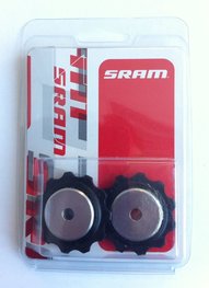 SRAM τροχαλίες ντεραγιέ - PULLEYS  05-07 X0, 07-09 X9 SHORT CAGE, 08-09 X7 - μαύρο