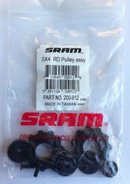 SRAM τροχαλίες ντεραγιέ - PULLEYS X4/SX4 - μαύρο