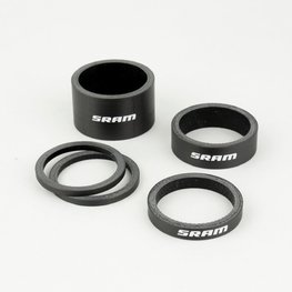 SRAM σετ ροδέλων - HEADSET SPACER SET - μαύρο