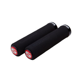 SRAM γκριπς - LOCKING GRIPS 129 mm - μαύρο/κόκκινο