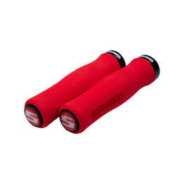 SRAM γκριπς - LOCKING GRIPS 129 mm - κόκκινο
