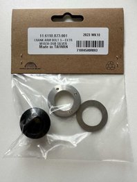 SRAM κιτ επισκευής - CRANK ARM BOLT KIT SELF-EXTRACTING M18/M30 DUB - μαύρο