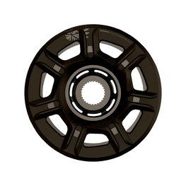 SRAM καπάκια - CRANK AEROGUARD 38z/36 - μαύρο