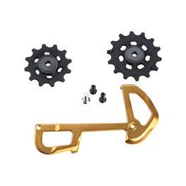 SRAM τροχαλίες ντεραγιέ - PULLEYS XX1 EAGLE 12 SPEED X-SYNC - μαύρο/χρυσό