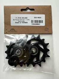 SRAM τροχαλίες ντεραγιέ - PULLEYS X0 T-TYPE EAGLE AXS - μαύρο
