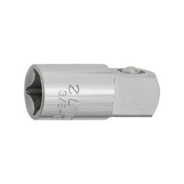 UNIOR εργαλεία - REDUCTION 3/8", 3/8" - 1/4" - ασημένιο