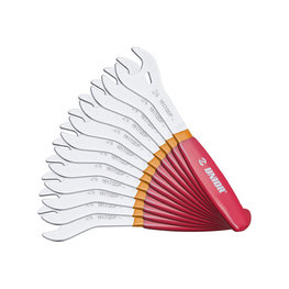 UNIOR σετ κλειδιών - CONE WRENCH SET 13 - 28 / 12 - κόκκινο