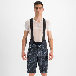 SPORTFUL κοντά παντελόνια με τιράντες - CLIFF GIARA - μαύρο