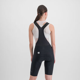 SPORTFUL κοντά παντελόνια με τιράντες - BODYFIT CLASSIC - μαύρο
