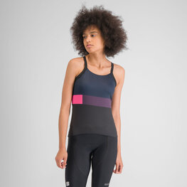 SPORTFUL μπλουζάκια με ράντες - SNAP W - μαύρο/μπλε