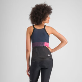 SPORTFUL μπλουζάκια με ράντες - SNAP W - μαύρο/μπλε