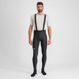 SPORTFUL μακριά παντελόνια με τιράντες - BODYFIT PRO - μαύρο