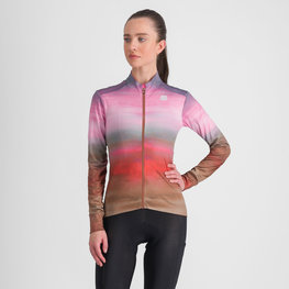 SPORTFUL χειμερινές μακρυμάνικες φανέλες - FLOW SUPERGIARA THERMAL - ροζ/καφέ
