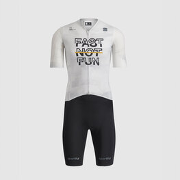 SPORTFUL Ολόσωμες φόρμες - FAST NOT FUN - λευκό/μαύρο