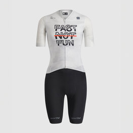 SPORTFUL Ολόσωμες φόρμες - FAST NOT FUN W - λευκό/μαύρο