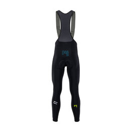 KARPOS μακριά παντελόνια με τιράντες - VERVE WINTER - μαύρο