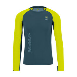 KARPOS μακρυμάνικα μπλουζάκια - LAVAREDO - πράσινο/κίτρινο