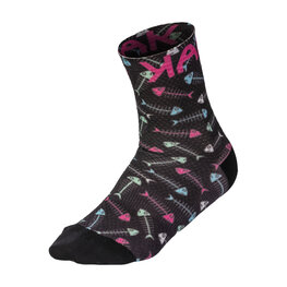 KARPOS κάλτσες κλασικές - GREEN FIRE - πολύχρωμο/μαύρο