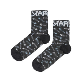 KARPOS κάλτσες κλασικές - GREEN FIRE - πολύχρωμο/μαύρο