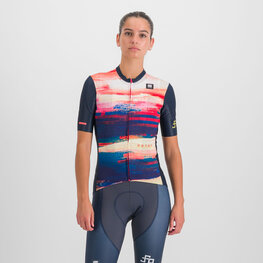 SPORTFUL κοντομάνικες φανέλα - PETER SAGAN JERSEY - μπλε/μπεζ