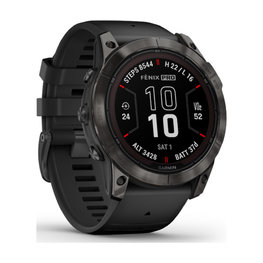 GARMIN smart watch - FENIX 7X PRO SAPPHIRE SOLAR - μαύρο
