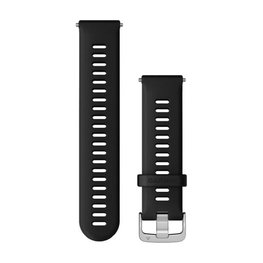 GARMIN λουράκια - QUICK RELEASE 22 MM - μαύρο/ασημένιο