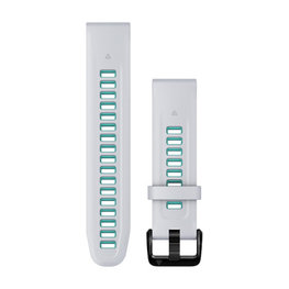 GARMIN λουράκια - QUICKFIT 20 - λευκό/γαλάζιο