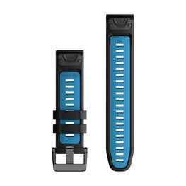 GARMIN λουράκια - QUICKFIT 22 - μαύρο/μπλε